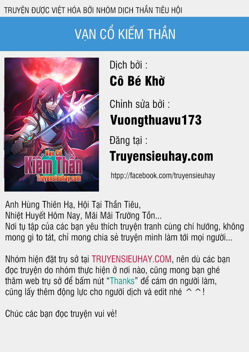 Vạn Cổ Kiếm Thần Chapter 52 - Trang 0