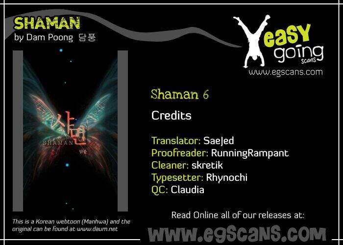 Shaman - Pháp Sư Chapter 6 - Trang 1