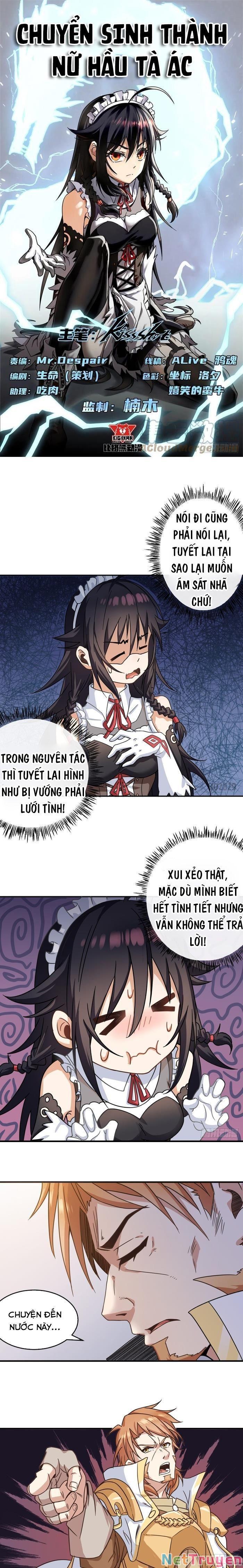 Chuyển Sinh Thành Nữ Hầu Tà Ác Chapter 3 - Trang 0