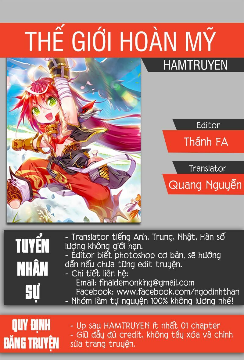 Thế Giới Hoàn Mỹ Chapter 1 - Trang 0