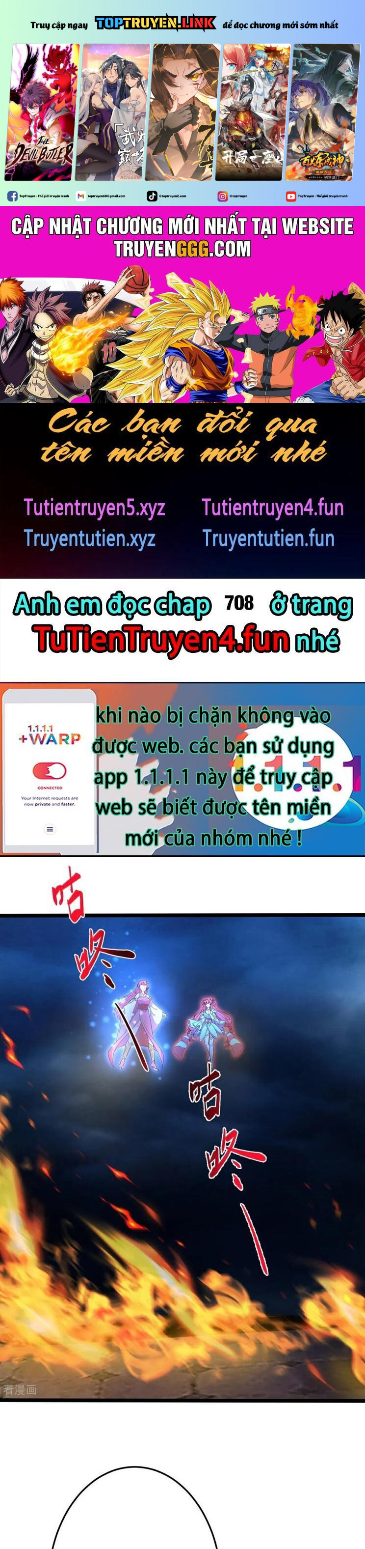 Nghịch Thiên Tà Thần Chapter 707 - Trang 0