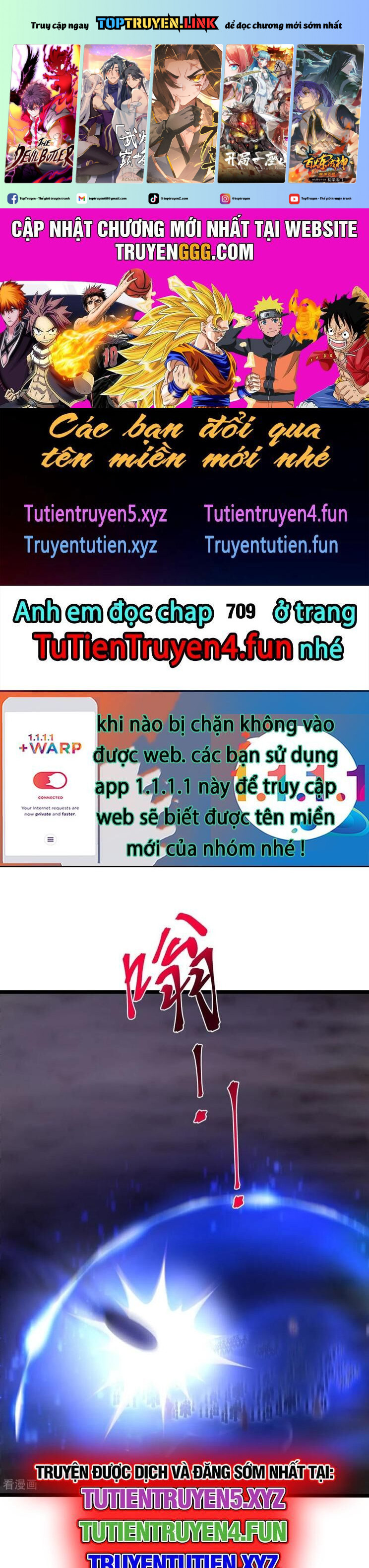 Nghịch Thiên Tà Thần Chapter 708 - Trang 0