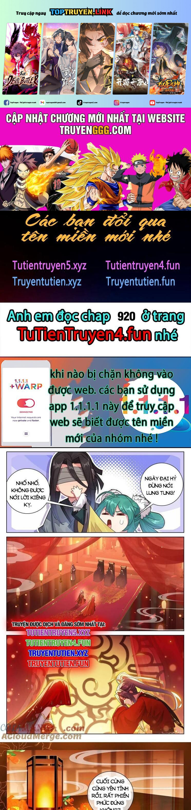 Nguyên Tôn Chapter 919 - Trang 0