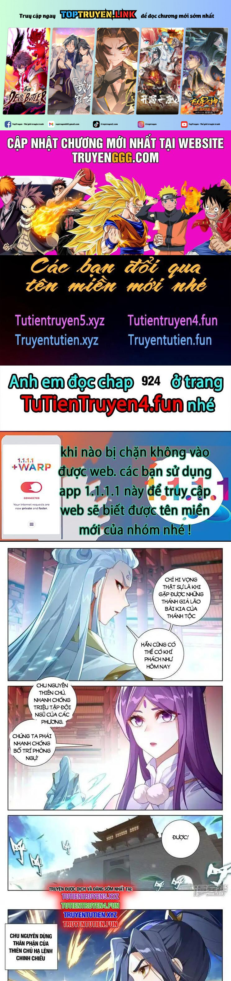 Nguyên Tôn Chapter 923 - Trang 0