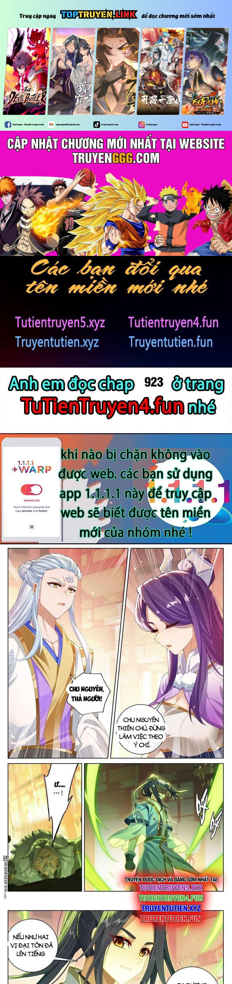 Nguyên Tôn Chapter 922 - Trang 0