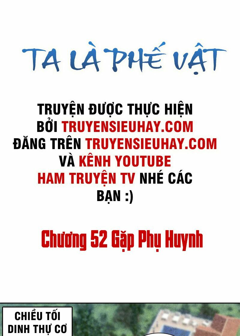 Ta Là Phế Vật Chapter 52 - Trang 1