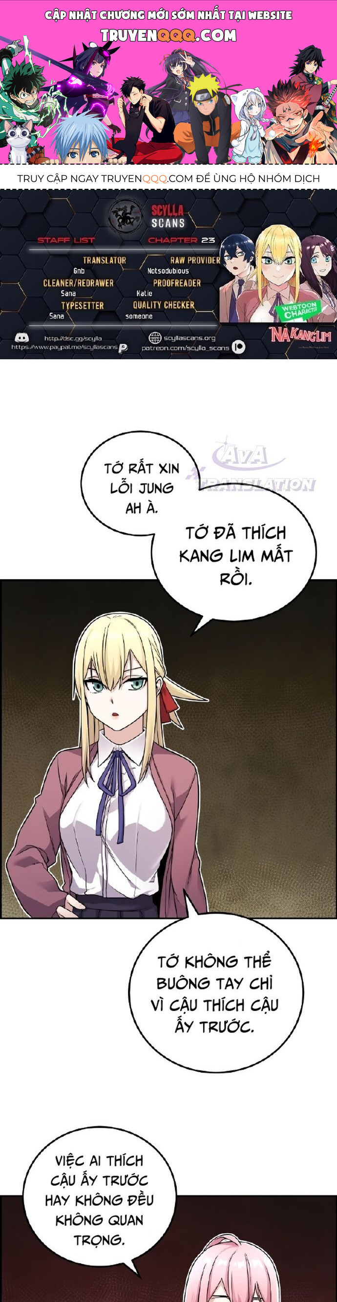 Nhân Vật Webtoon Na Kang Lim Chapter 23 - Trang 0