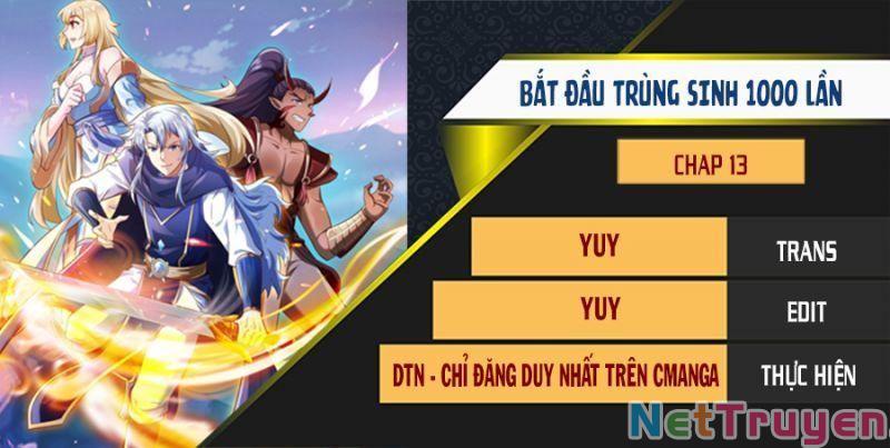 Trọng Sinh 1000 Lần, Ta Vô Địch Chapter 13 - Trang 0