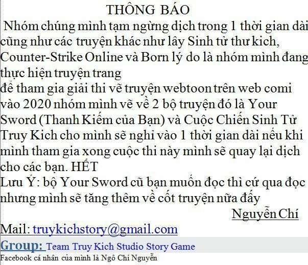 Sinh Tử Thư Kích Chapter 18 - Trang 0