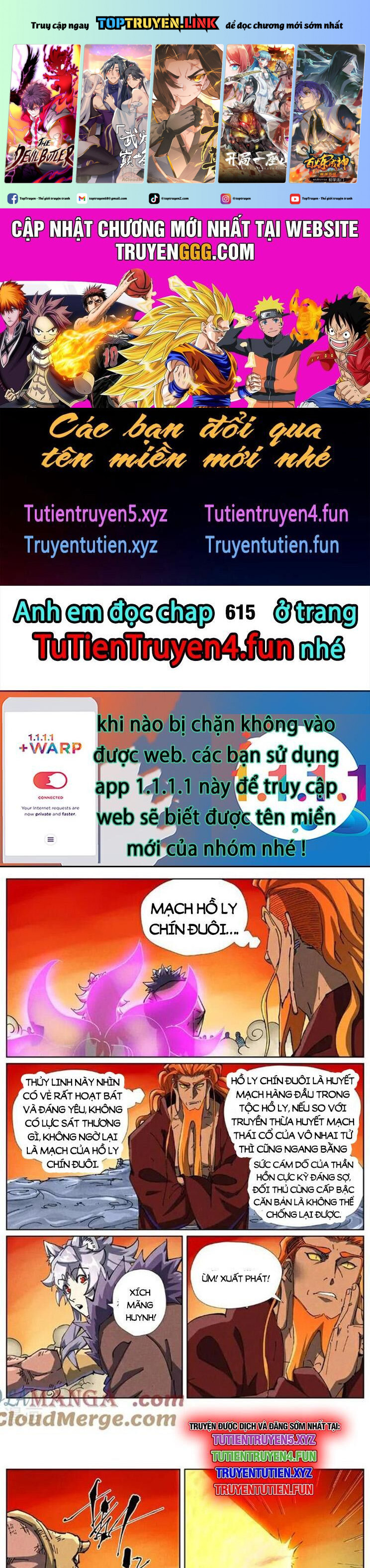 Yêu Thần Ký Chapter 614 - Trang 0