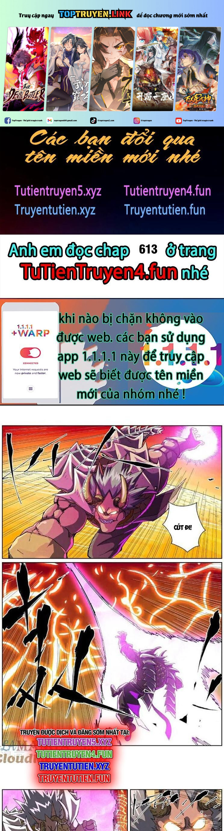 Yêu Thần Ký Chapter 612 - Trang 0