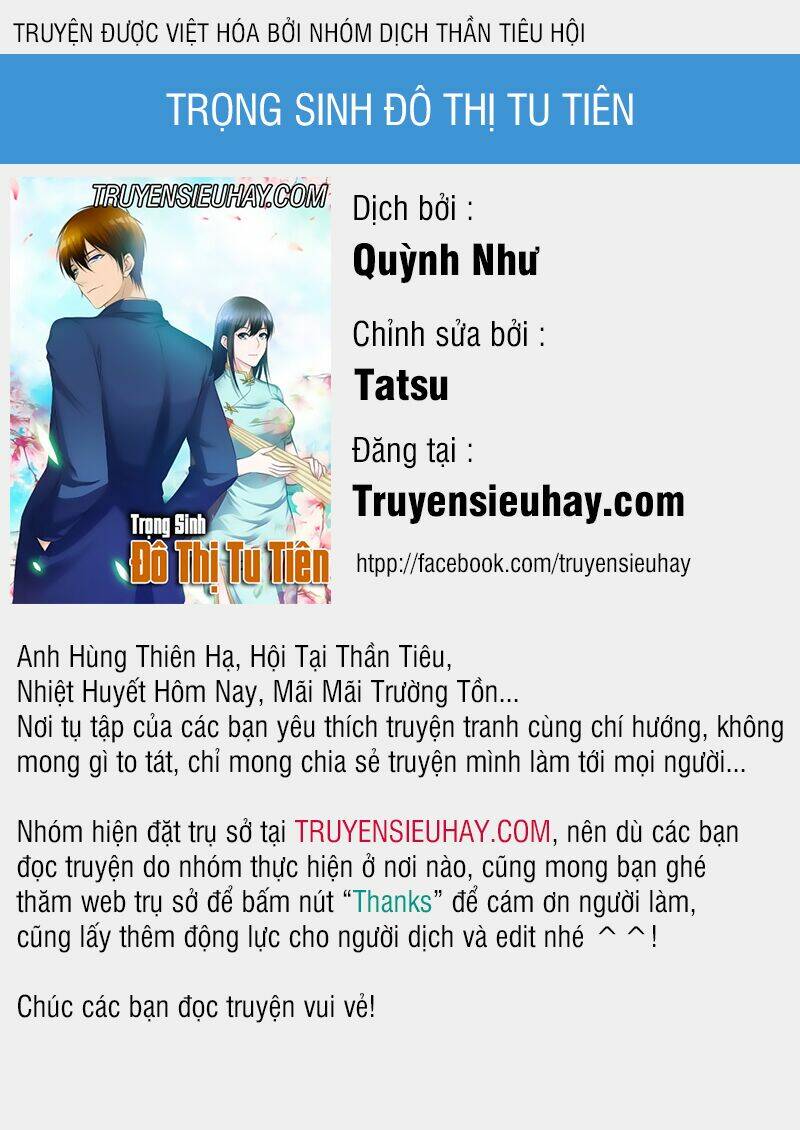 Trọng Sinh Đô Thị Tu Tiên Chapter 62 - Trang 0