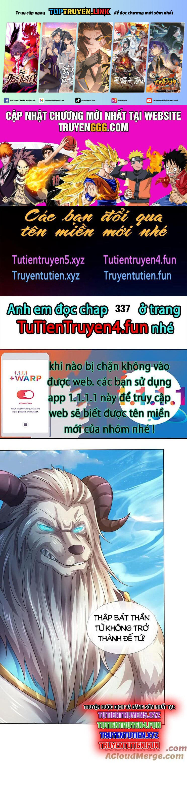 Bắt Đầu Với Chí Tôn Đan Điền Chapter 336 - Trang 0