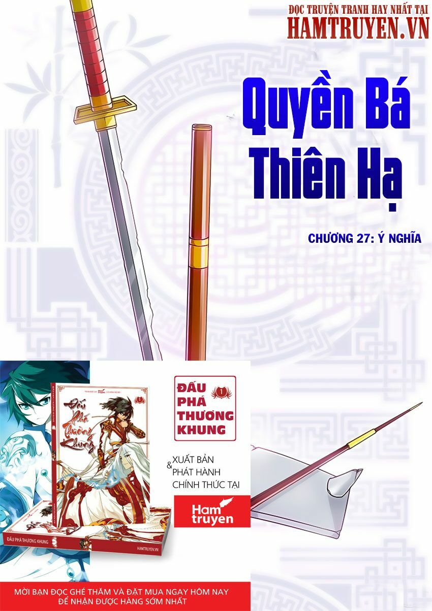 Quyền Bá Thiên Hạ Chapter 27 - Trang 1