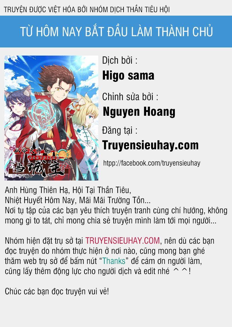 Từ Hôm Nay Bắt đầu Làm Thành Chủ Chapter 29 - Trang 0