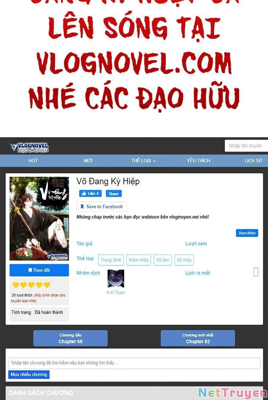 Võ Đang Kỳ Hiệp Chapter 73 - Trang 1