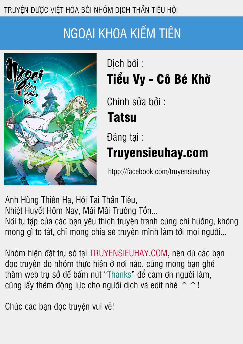 Ngoại Khoa Kiếm Tiên Chapter 2 - Trang 0