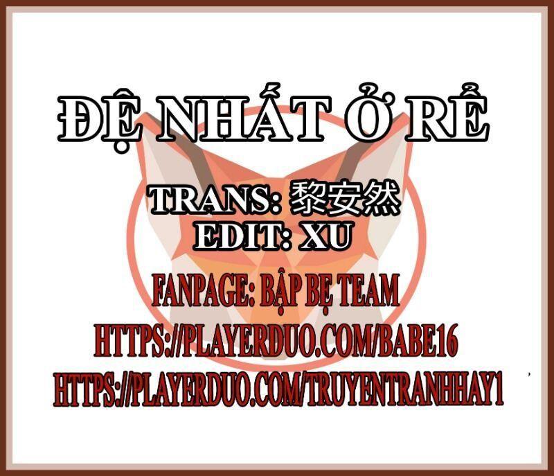 đệ Nhất Người ở Rể Chapter 23 - Trang 0