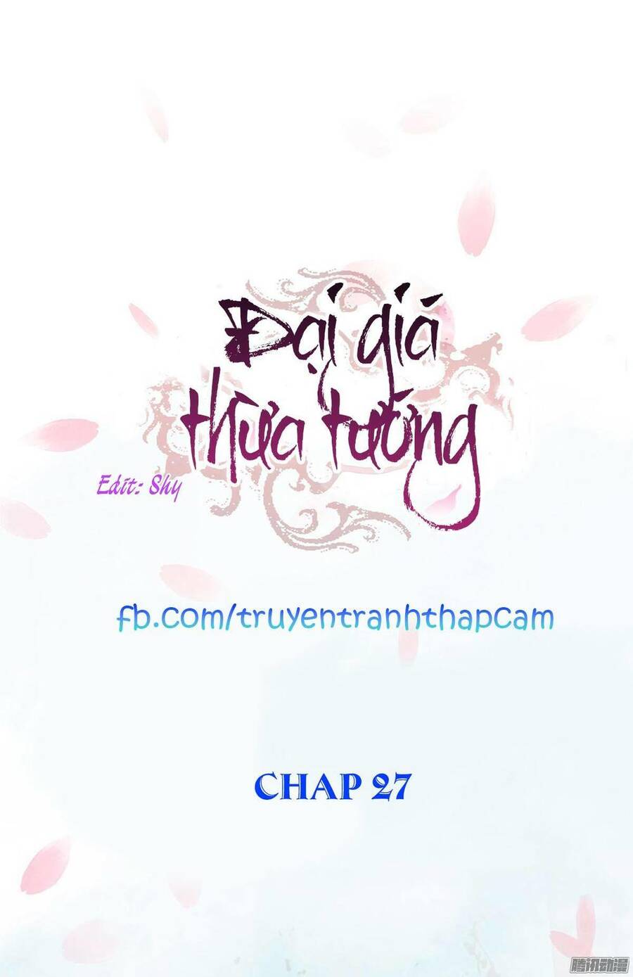 Đại Giá Thừa Tướng Chapter 27 - Trang 0