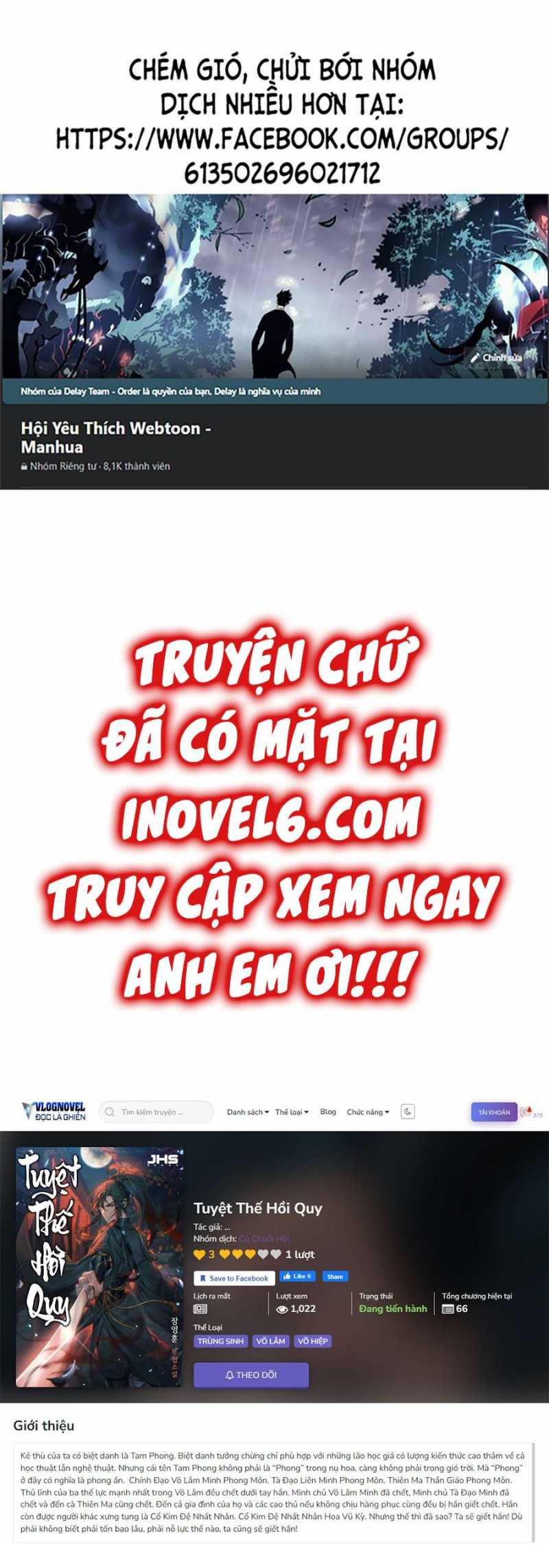 Tuyệt Thế Hồi Quy Chapter 2 - Trang 0