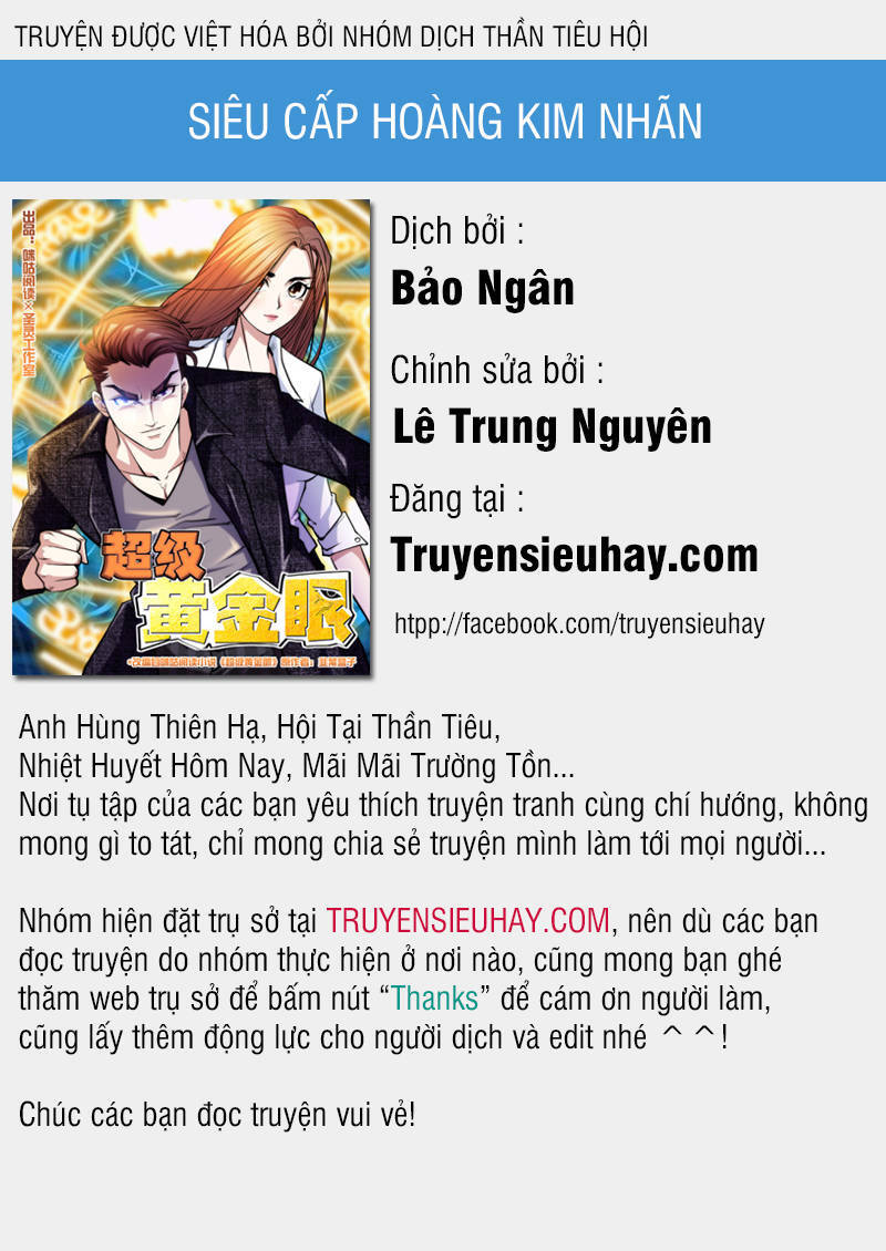 Siêu Cấp Hoàng Kim Nhãn Chapter 23 - Trang 0