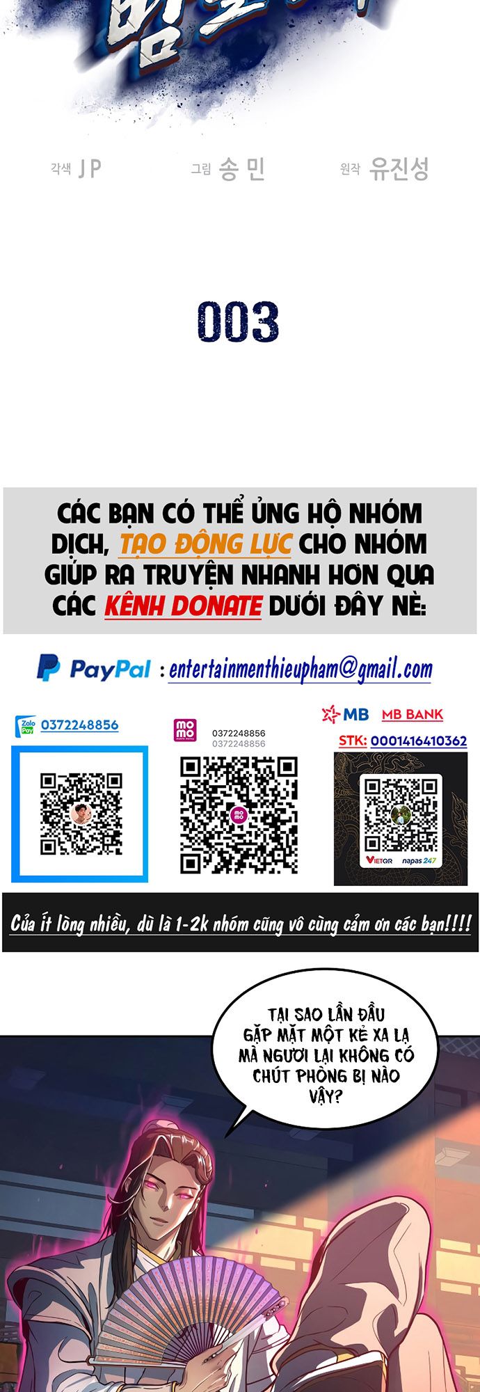 Túy Kiếm Dạ Hành Chapter 3 - Trang 1