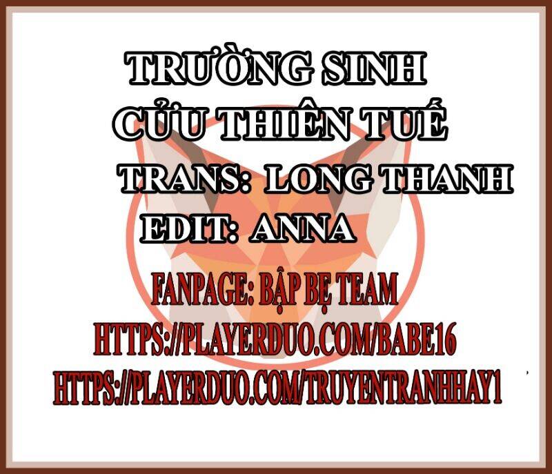 Trường Sinh Cửu Thiên Tuế Chapter 20 - Trang 1