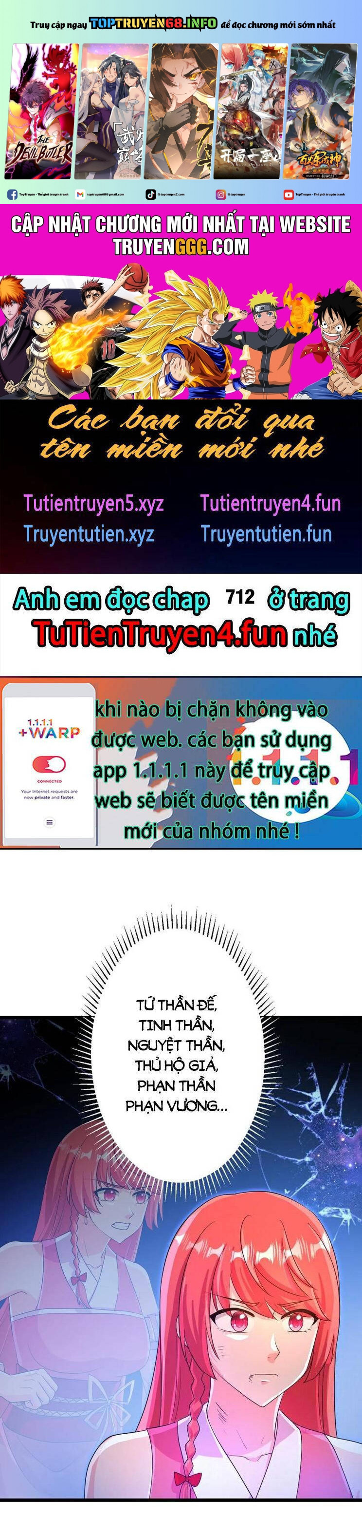 Nghịch Thiên Tà Thần Chapter 711 - Trang 0