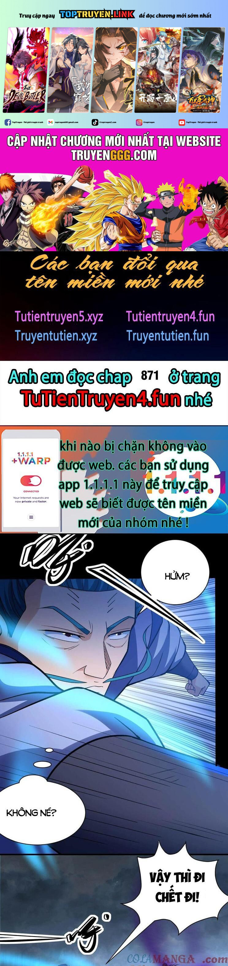 Tuyệt Thế Võ Thần Chapter 870 - Trang 0