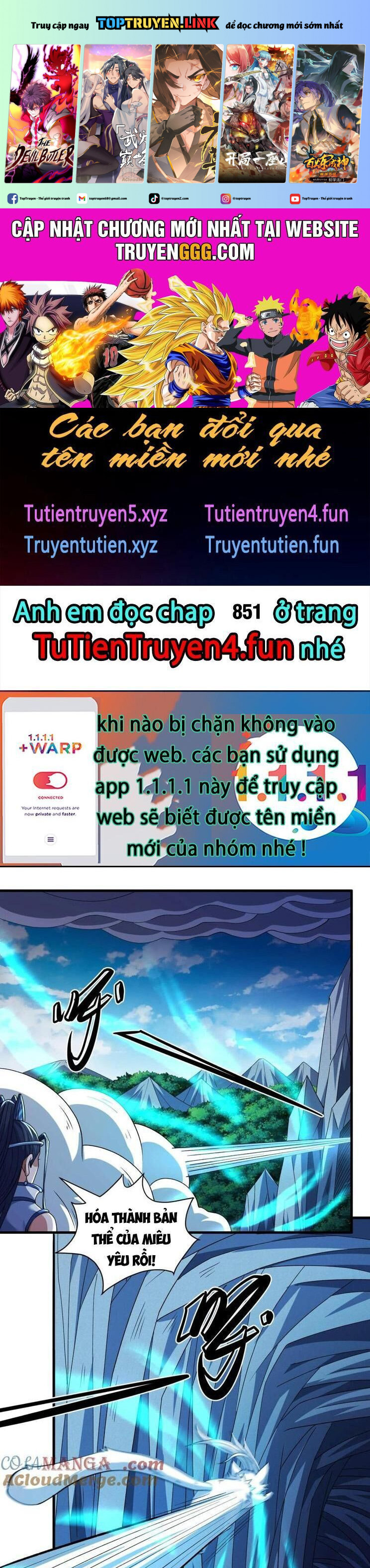 Tuyệt Thế Võ Thần Chapter 880 - Trang 0