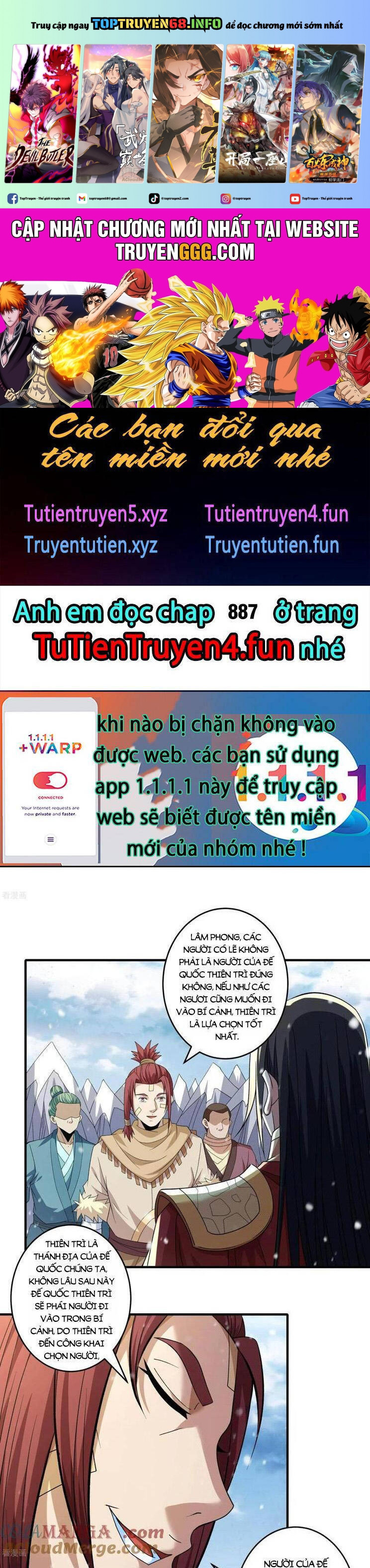 Tuyệt Thế Võ Thần Chapter 886 - Trang 0