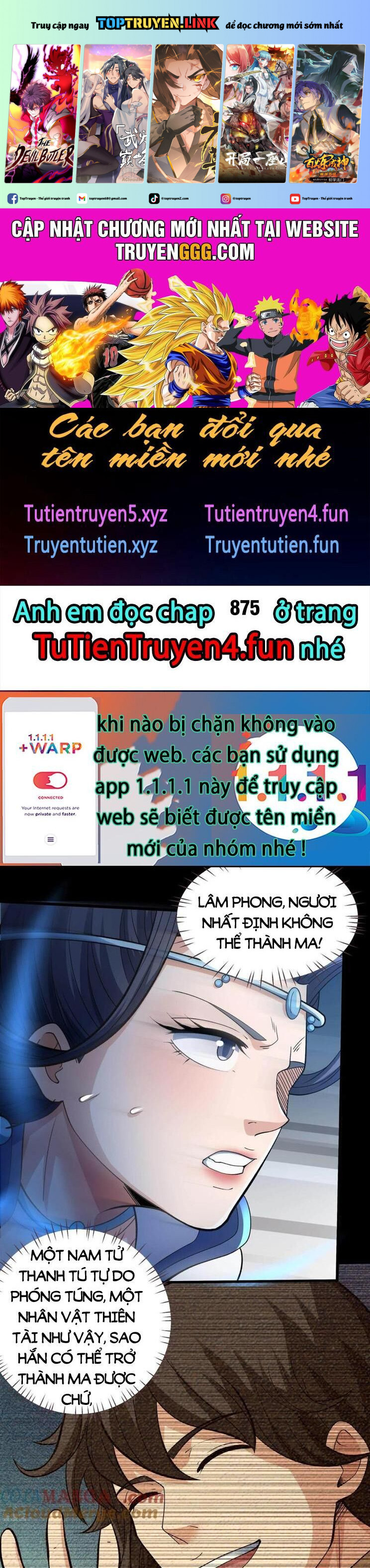 Tuyệt Thế Võ Thần Chapter 874 - Trang 0