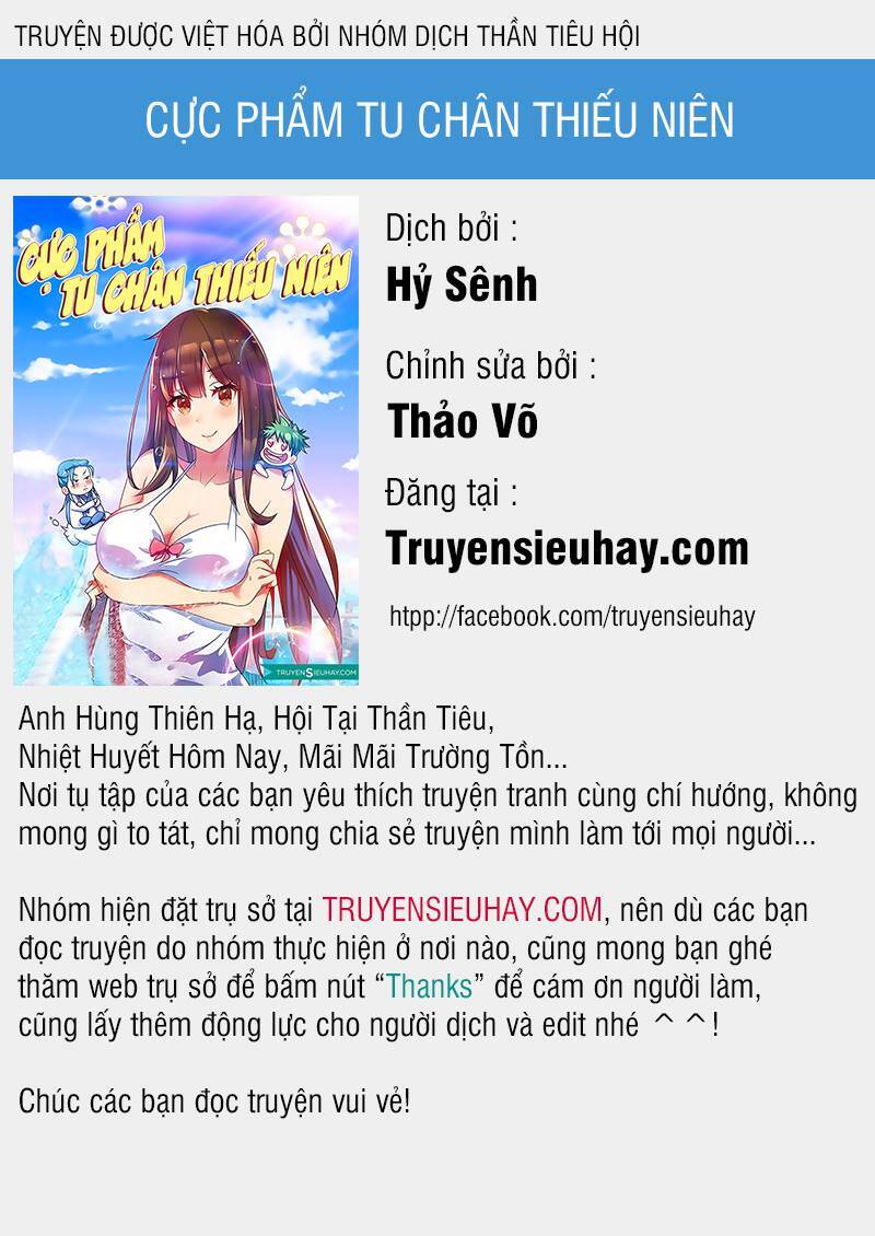 Cực Phẩm Tu Chân Thiếu Niên Chapter 161 - Trang 0