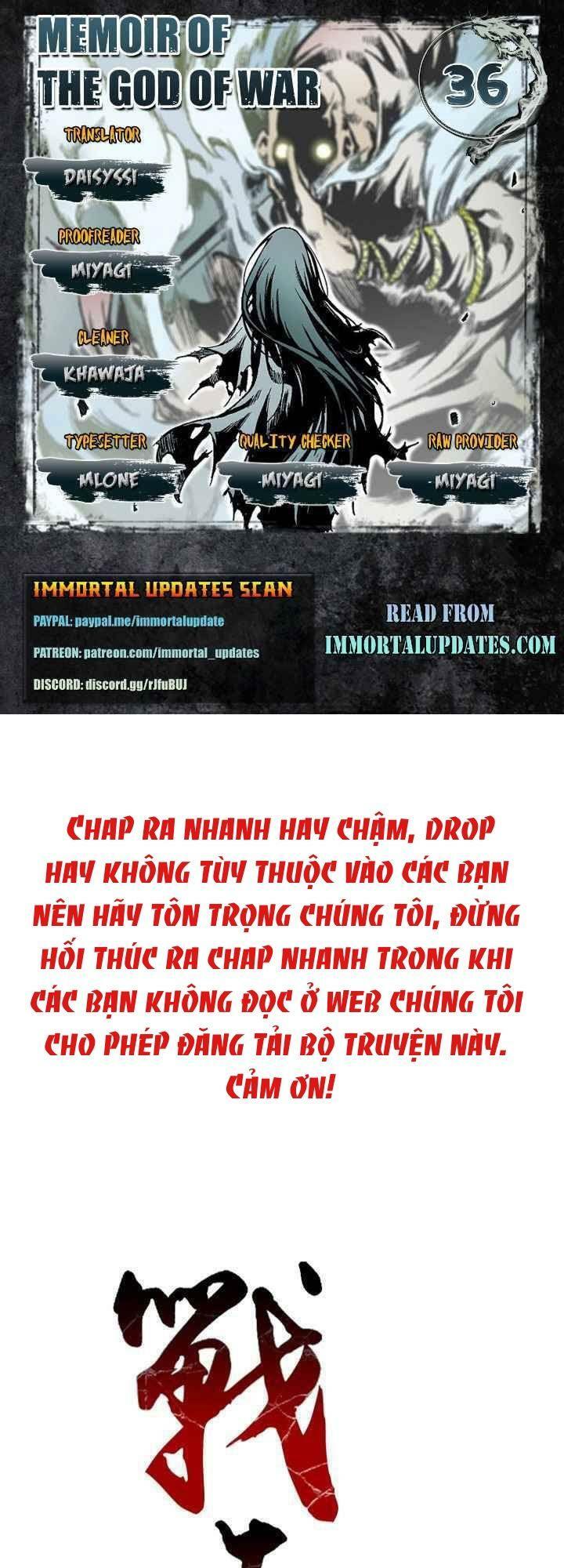 Hồi Ức Của Chiến Thần Chapter 36 - Trang 0