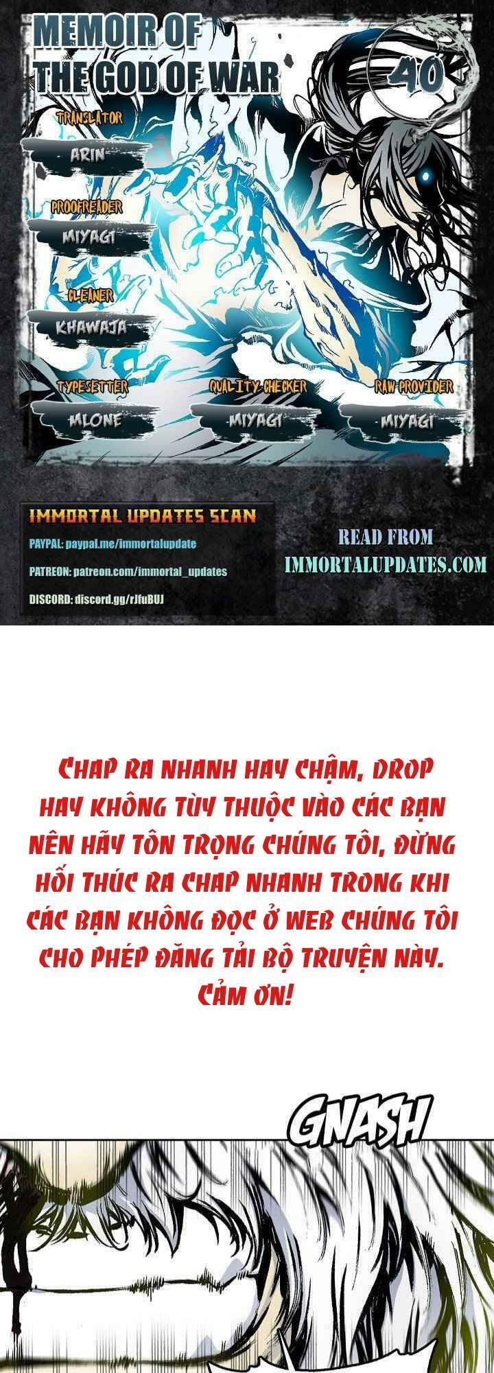 Hồi Ức Của Chiến Thần Chapter 40 - Trang 0