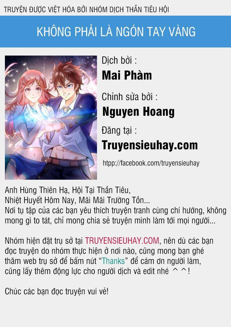 Không Phải Ngón Tay Vàng Chapter 24 - Trang 0