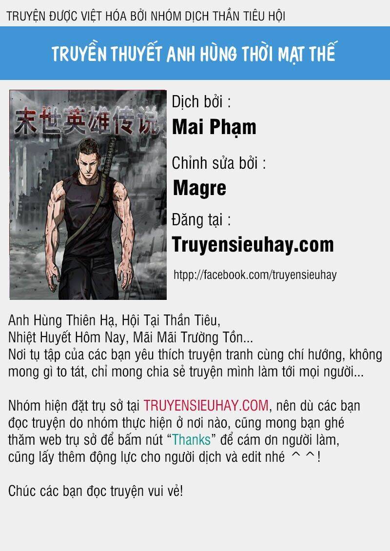 Truyền Thuyết Anh Hùng Thời Mạt Thế Chapter 2 - Trang 0