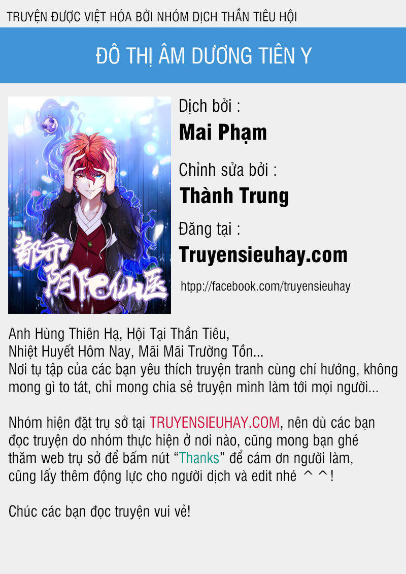 Đô Thị Âm Dương Tiên Y Chapter 7 - Trang 0