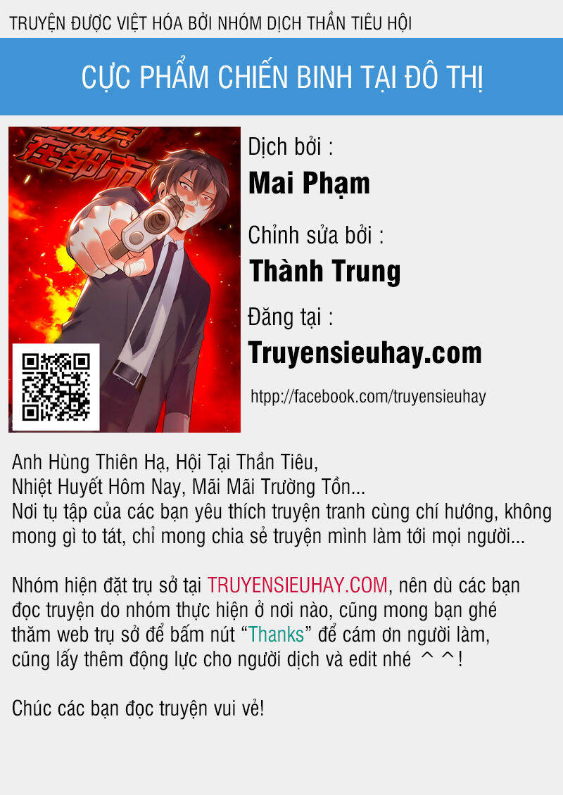 Cực Phẩm Chiến Binh Tại Đô Thị Chapter 9 - Trang 0