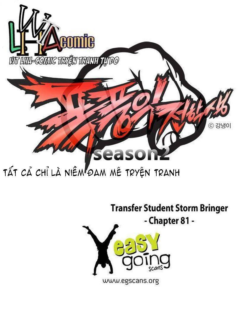 Transfer Student Storm Bringer Chapter 81 - Trang 0