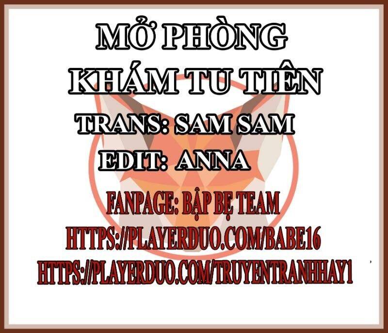 Mở Phòng Khám Tu Tiên Chapter 3 - Trang 0