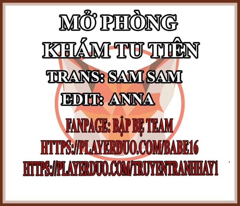 Mở Phòng Khám Tu Tiên Chapter 2 - Trang 0