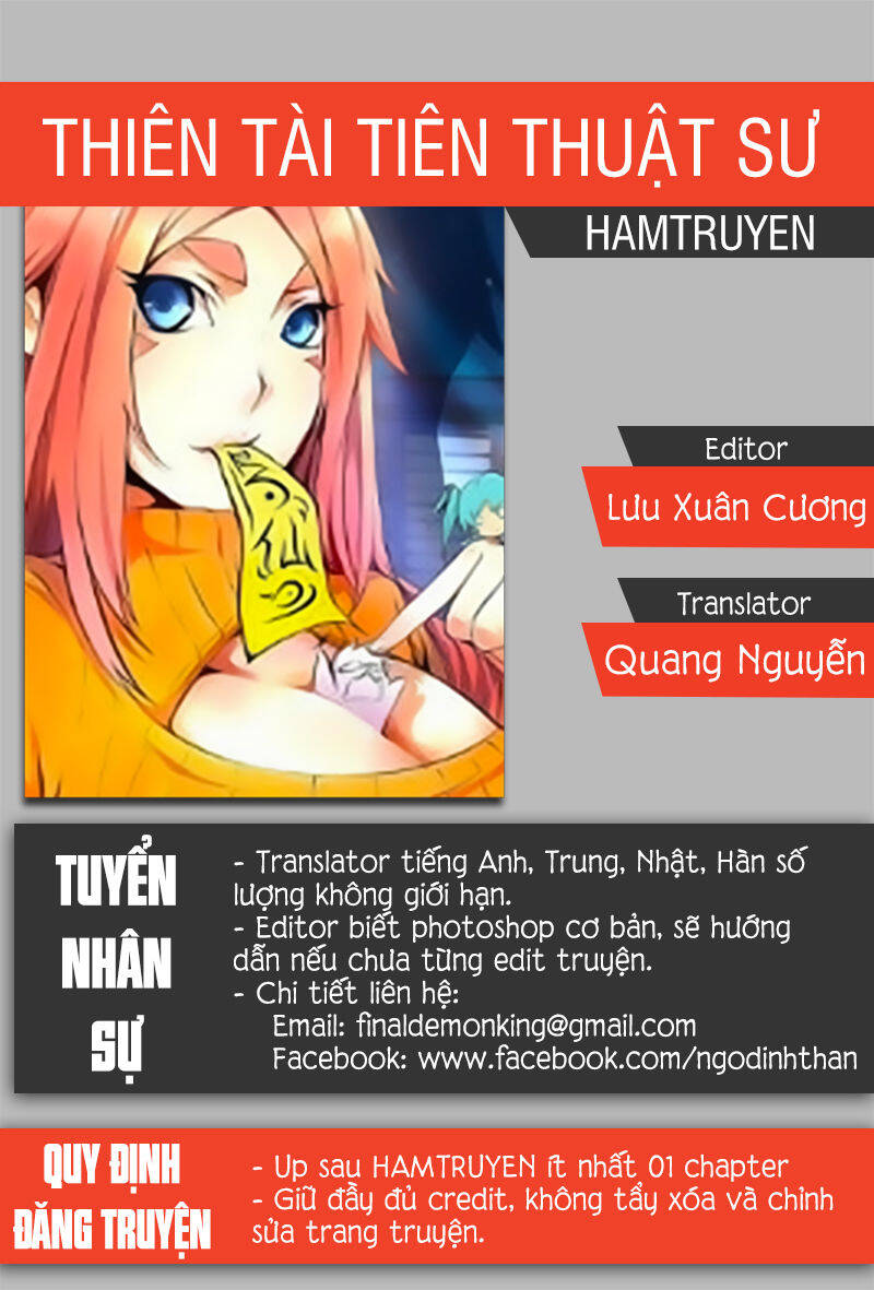 Thiên Tài Tiên Thuật Sư Chapter 24 - Trang 0