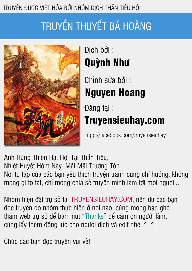 Bá Hoàng Truyền Thuyết Chapter 9 - Trang 0