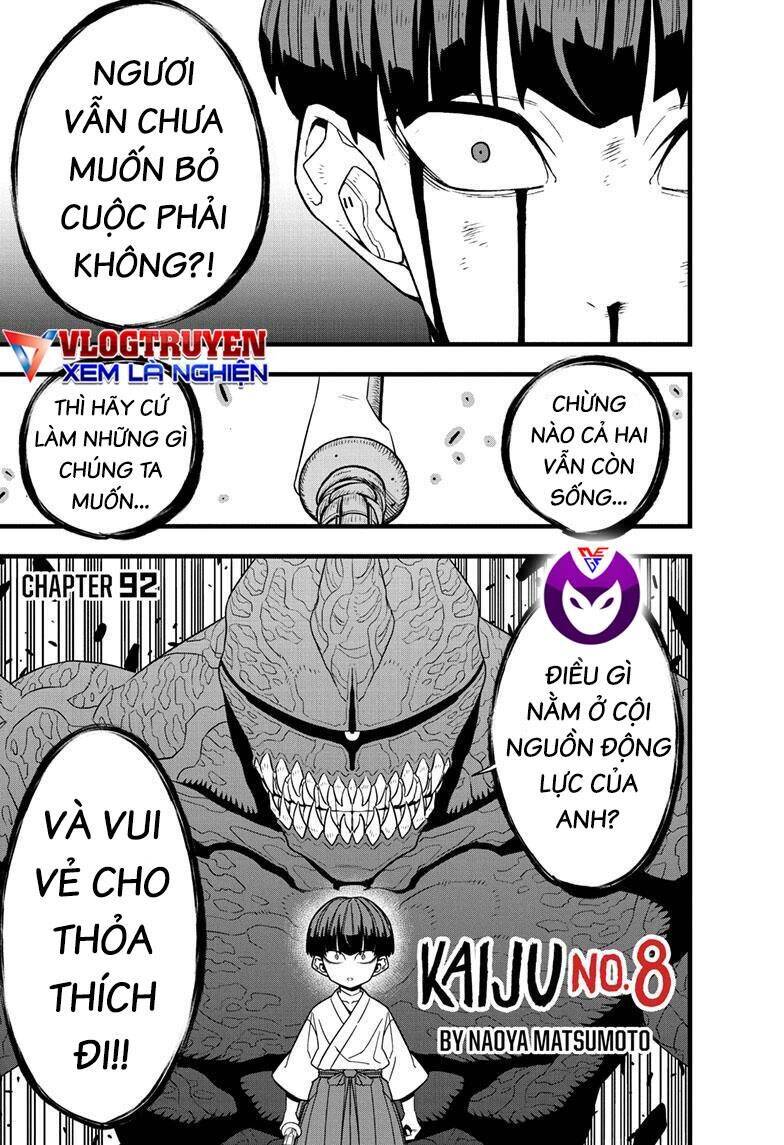 Hôm Nay - Tôi Hóa Kaiju Chapter 92 - Trang 0