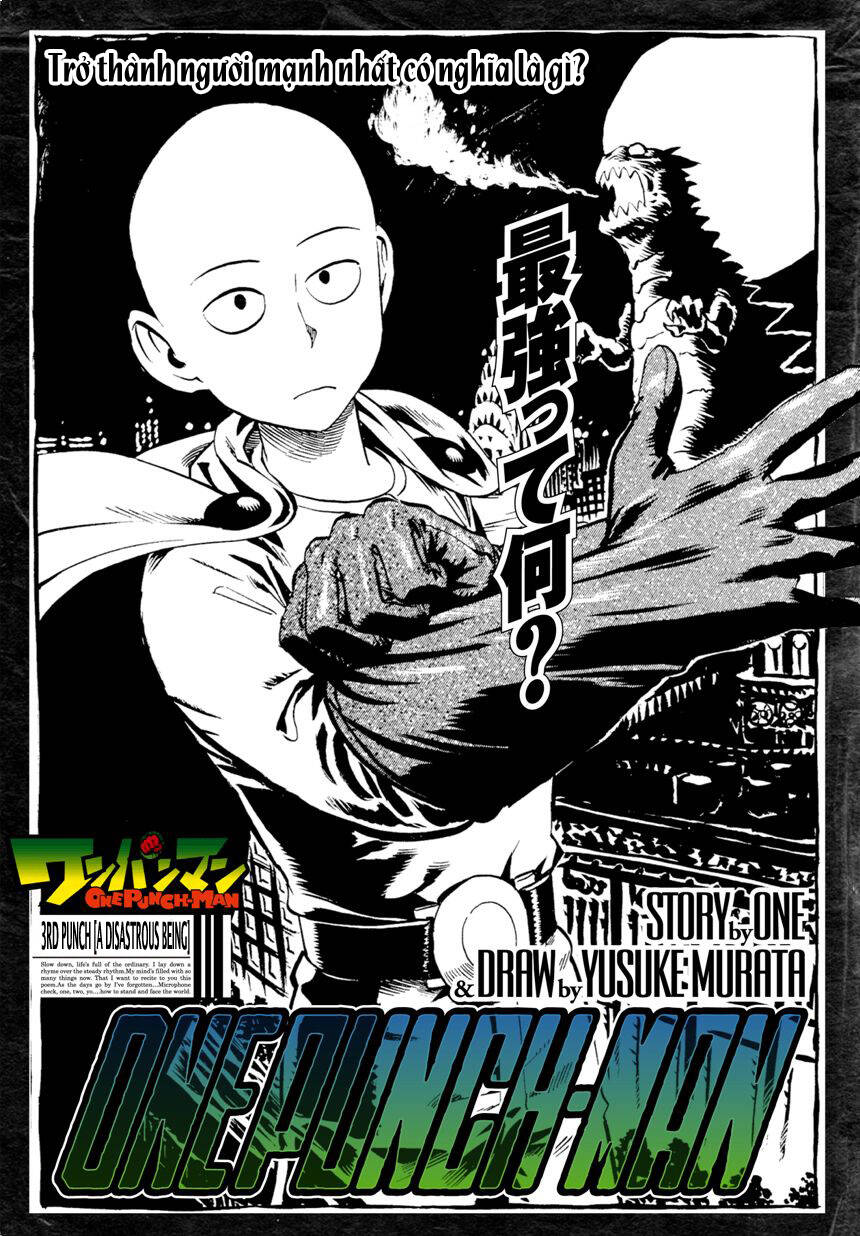 Onepunch Man Chapter 3 - Trang 3