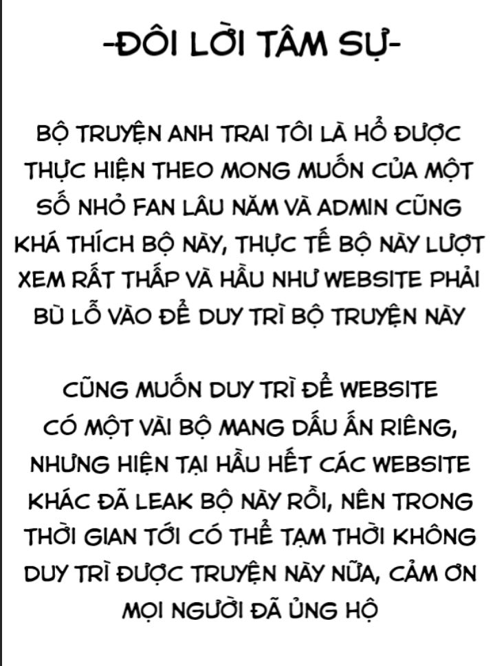 Anh Trai Tôi Là Hổ Chapter 27 - Trang 0