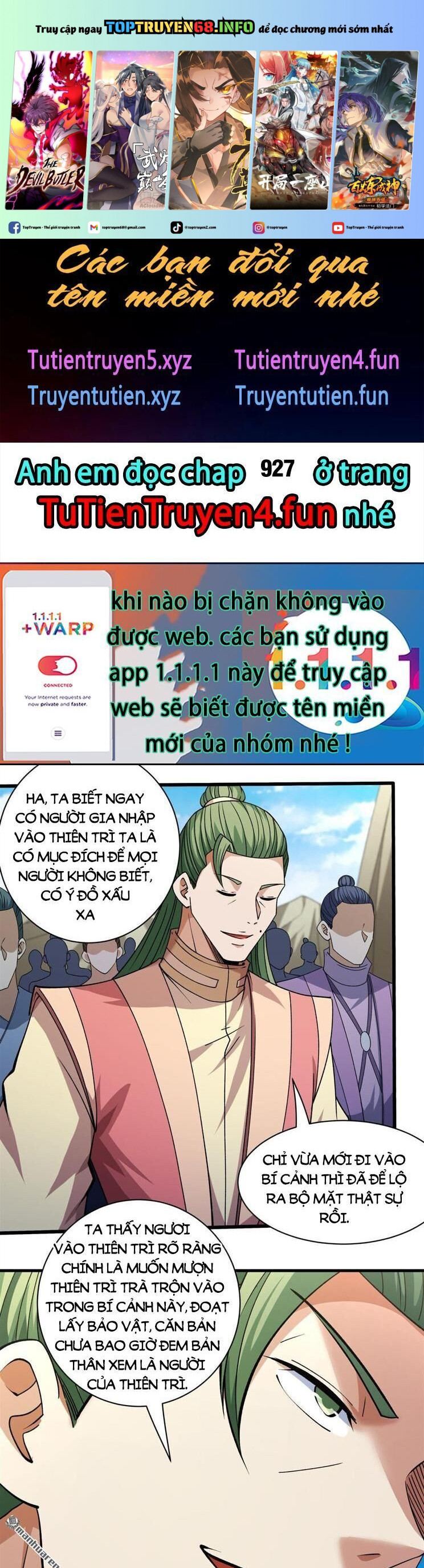 Tuyệt Thế Võ Thần Chapter 926 - Trang 0