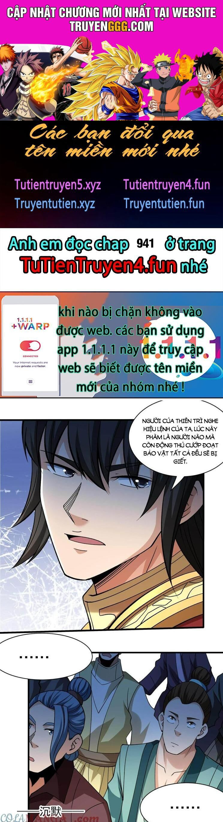 Tuyệt Thế Võ Thần Chapter 940 - Trang 0